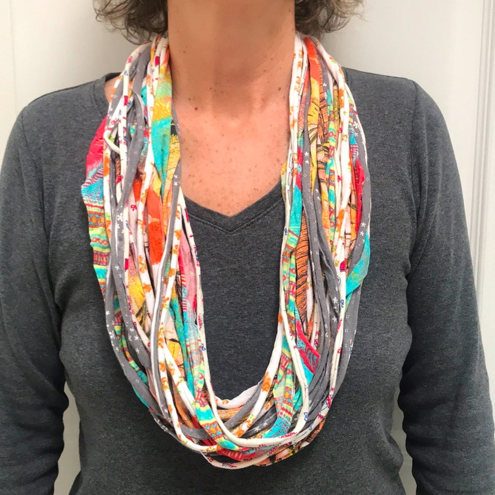 Stretchy Multi-Pattern Scarf